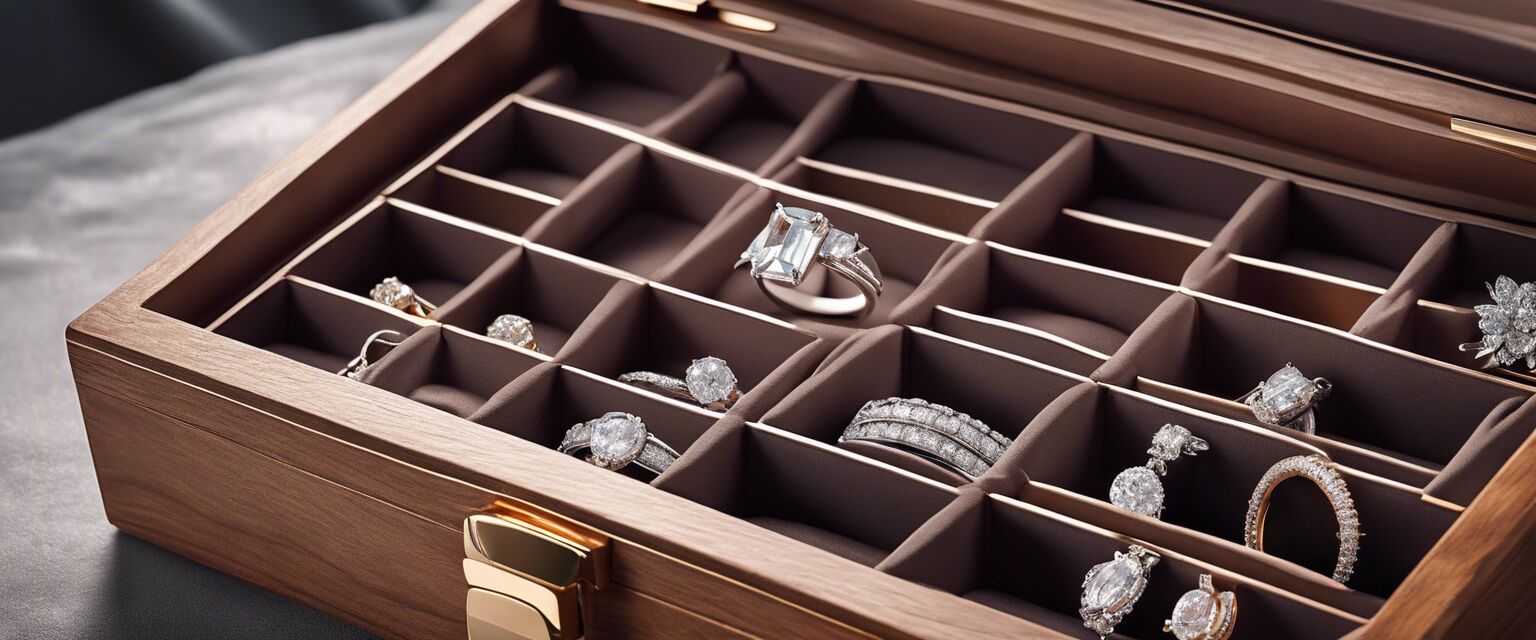 Cubic Zirconia Jewelry Storage