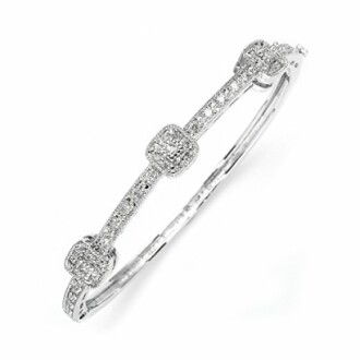 Mariell Vintage Cubic Zirconia Bangle