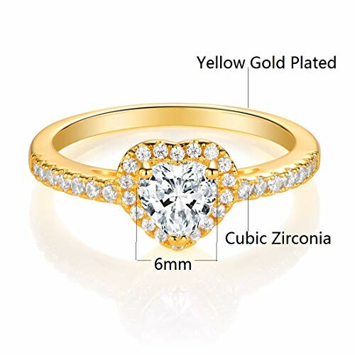 MDFUN 18k Gold Plated Ring